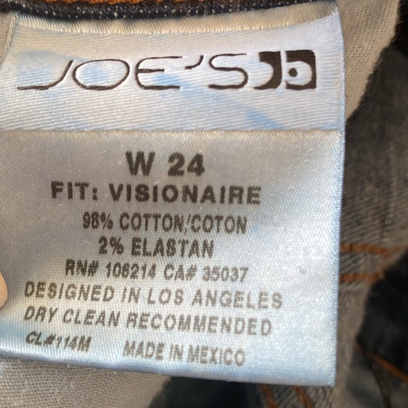 JOE'S JEANS Visionaire Flare Leg Jeans, size 24 - Picture 7 of 12